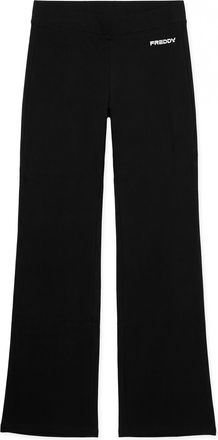 Freddy Leggings flare in felpa elasticizzata effetto seta