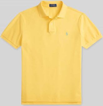 Polo Ralph Lauren Slim Fit Poloshirt aus reiner Baumwolle in GELB, Gr&ouml;&szlig;e XXL
