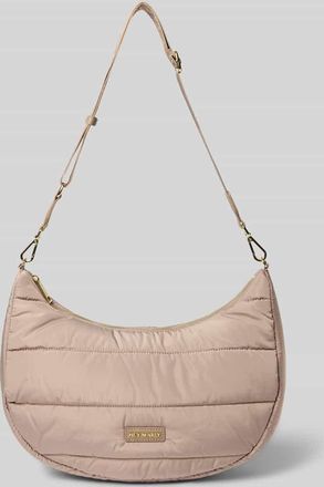 Hey Marly Halfmoon Bag mit Label-Patch Modell Lifetime Buddy in Hellbraun, Gr&ouml;&szlig;e 1