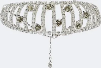 Magda Butrym Floral-appliqu&eacute; embellished choker