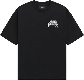 Amiri Hollywood Lj Skate Graphic Black Cotton T-Shirt
