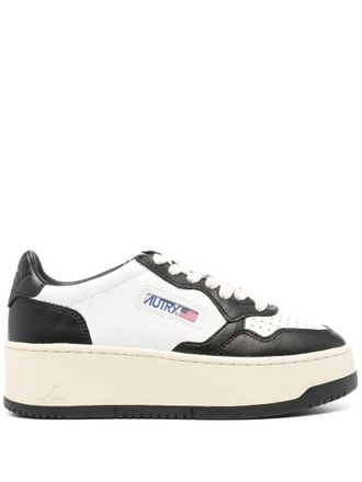 Autry Platform Low Leather Sneakers Shoes