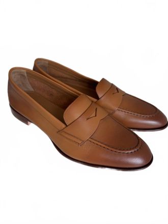 Santoni Womens Famed Loafers In Light Brown