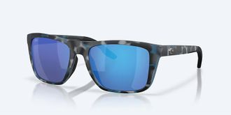 Costa Unisex Mainsail Polarized Sunglasses In Deep Water Camo Blue Mirror