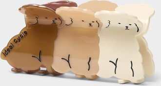 Simons Womens Inseparable dog trio large clip