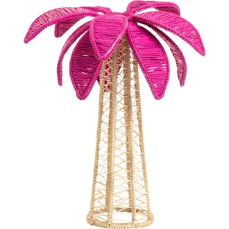 Coro Cora Palm Tree Candle Holder in Medium Light Pink at Nordstrom, Size Large
