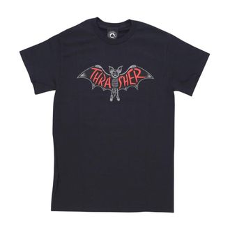 Thrasher T-Shirts, male, Black, Size: S Bat Tee