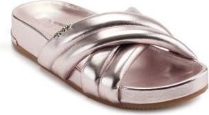 DKNY Crisscross Strap Slide Sandal in Dusty Rose at Nordstrom Rack, Size 6.5