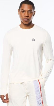 Sergio Tacchini Attivo Damarindo Long Sleeve Tee in Gardenia at Nordstrom, Size Xxx-Large