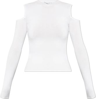 Max Mara Tops, Dames, Wit, M, Polyester, Vik Top