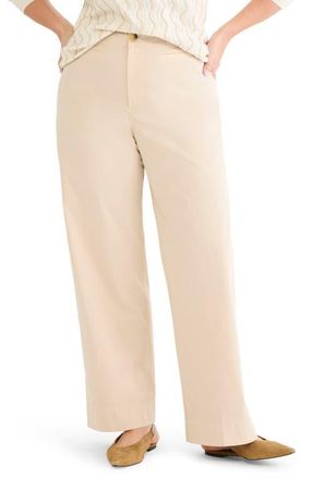 Nic+Zoe Highland Soft Stretch Wide Leg Pants in Latte at Nordstrom, Size 16W