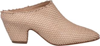 Ernesto Dolani Geweven Sabot - Dames - Muiltjes - Beige - 40 EU - Leer - Schoenen