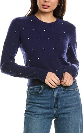 Brodie Little Pearl Crewneck Wool & Cashmere-Blend Sweater