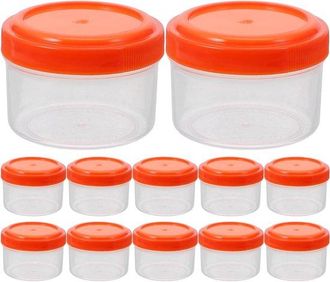 OEM Cajas Port&aacute;tiles Para Salsas, Recipientes Transparentes Para Almacenar Alimentos, Juego De 12 Unidades, Ideales Para Salsas Y Especias