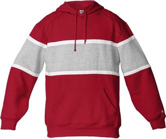 Badger Mens Untied Athletic Fleece Hooded Sweatshirt