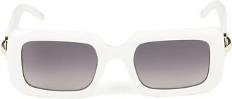 Furla Zonnebril - Dames - Zonnebrillen - Wit - 52 MM - Polyester - Accessoires