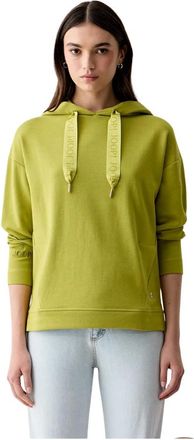 Joop Felpa con cappuccio con etichetta a punto - - Sweatshirts & Hoodies - Donna - Verde - S