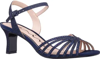 Nina Bryna Ankle Strap Sandal in Navy at Nordstrom, Size 5.5