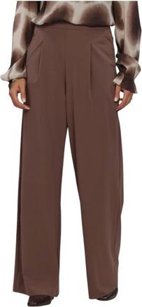 JapanTKY Japan Tky, Broeken, Dames, Bruin, 2Xl, Kona Lange Wijde Broek