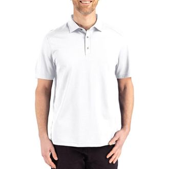 Cutter & Buck Advantage Refresh Epic Confidence Performance Polo in White at Nordstrom, Size Xxx-Large