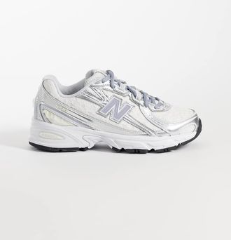 New Balance 740 - Sneakers con pizzo bianche e lilla-Bianco