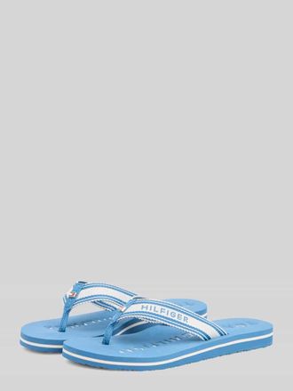 Tommy Hilfiger Zehentrenner mit Logo Details in Blau, Gr&ouml;&szlig;e 36