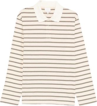 A.P.C. A. p.c. Striped Long-sleeve Polo Shirt