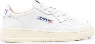 Autry White Leather Sneakers