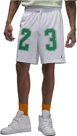 Nike Jordan Air Jordan Essentials Graphic Mesh Shorts White Green DX9671-100