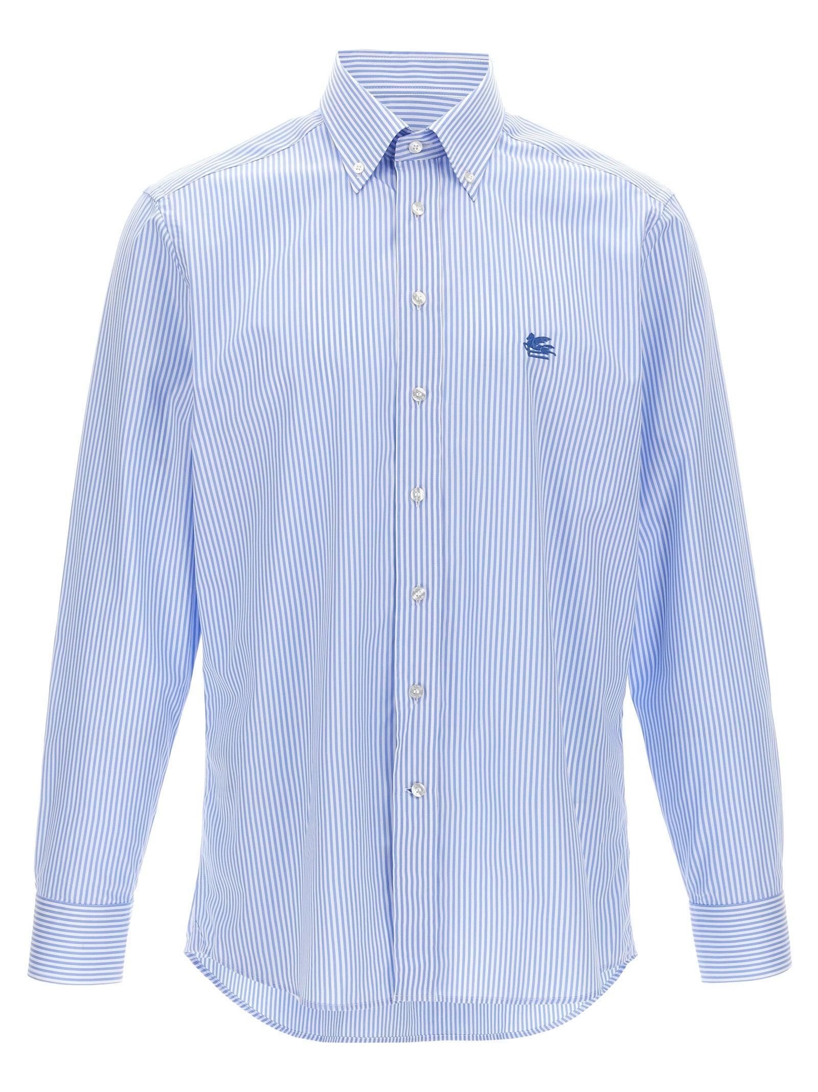 ETRO (MRIB000499TR575 SS25 Tシャツ・カットソー 'Pegaso' striped S8461) shirt