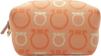 Ferragamo Canvas Pouch (Pre-Owned)