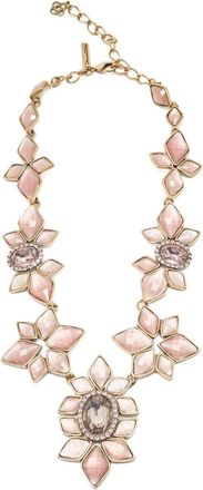 Oscar De La Renta Collana Crystal Flower - Oro