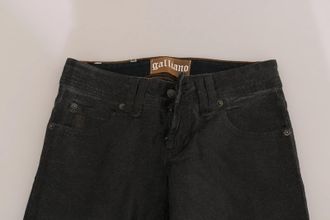 John Galliano Washed Low Waist Regular Leg blue Womens Pants