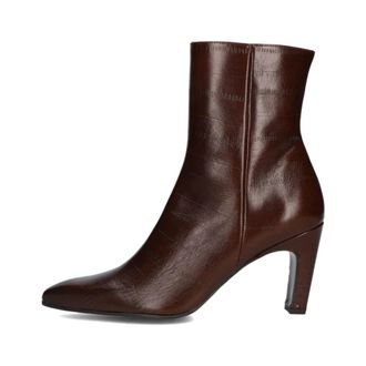 Zinda Enkellaarsjes 3203 - Dames - Schoenen - Bruin - Maat: 36 EU Leer