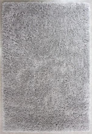 Kukoon Soft Fluffy Thick Pile Shaggy Area Rug, Living Room Bedroom Carpet Runner in Silver | Size: 240 cm x 330 cm