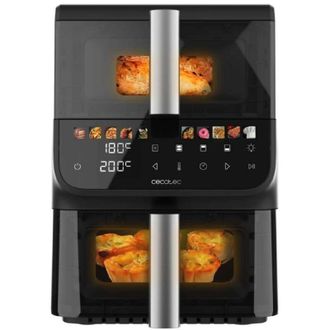 Cecotec Cecotec Freidora De Aire Sin Aceite - Air Fryer 10l Cecofry Duolevel 10000 Duosize Window. 2000w, Dise&ntilde;o Vertical, 2 Cubetas 3.5