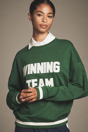 Beach Riot x Anthropologie Cotton Pullover Sweatshirt