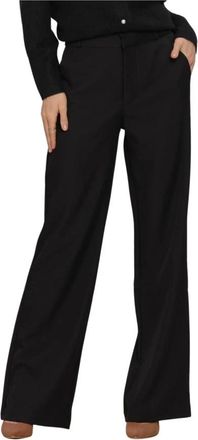 Notre-V Nv-Irene Wijde Broek - Dames - Wijde Broeken - Zwart - 2XL - Broeken