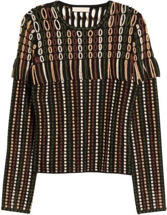 Ulla Johnson Maga Open Knit Sweater in Noctis at Nordstrom, Size X-Small