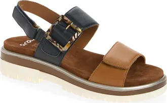 Ara Marbella Slingback Platform Sandal in Brown at Nordstrom, Size 42