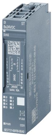 SIEMENS Simatic Et 200sp Di 8x24 Vdc Hf, 6es71316bf000ca0