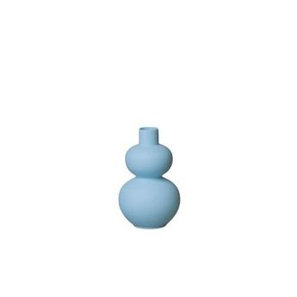 Middle Kingdom Porcelain Matte Porcelain Mini Double Lobed Vase in Denim at Nordstrom