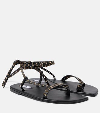 Alaia Alaïa Marsa embellished leather sandals