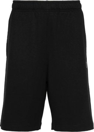 Acne Studios organic-cotton jersey shorts - unisex - Organic Cotton - S - Black