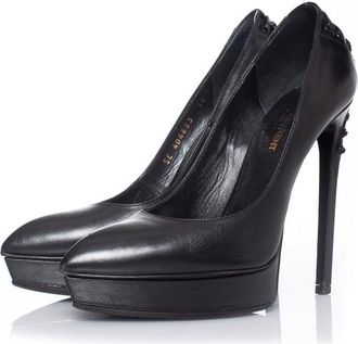 Saint Laurent Saint Laurent, Janis pumps met vetersluiting