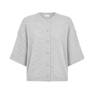 Dante6 Hiara Cardigan - Dames - Truien - Grijs - Maat: M Wol
