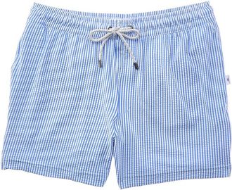 Vintage Summer Swimwear Vintage Summer Knit Seersucker Swimshort