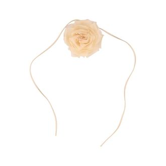 Max Mara Brooches, female, Beige, Size: ONE SIZE Mxario Floral-Appliqu&eacute; Brooch