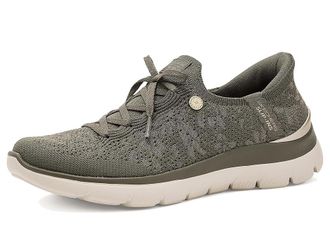 Skechers Martha Stewart Summits -Floral Dreams Hands Free Slip-ins Womens Shoes Olive : 9.5 B - Medium, Synthetic