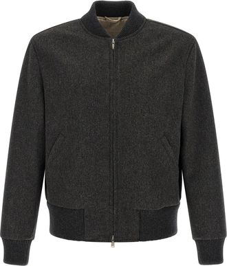 Lardini Virgin Wool Mens Bomber